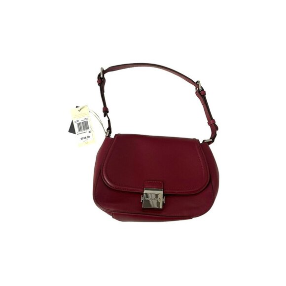 Radley $238 Newton Medium Flap Leather Burgundy Shoulder Bag NWT - Picture 2 of 8